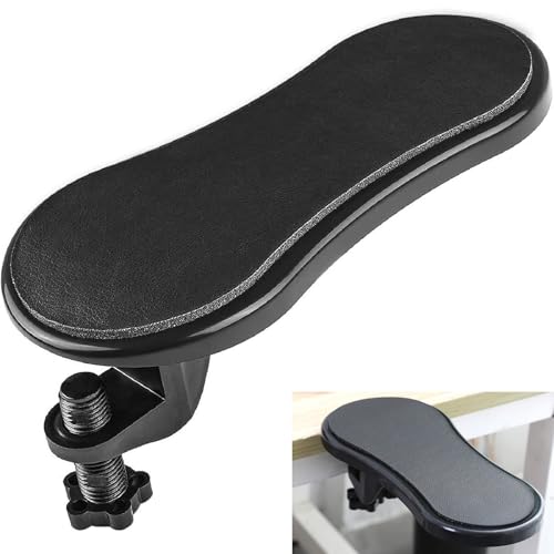Soporte de Brazo de Computadora,Alfombrilla Ergonómica para Ratón,Extensor de Escritorio Ergonómico,180° Rotación Reposamuñecas para Ordenador,Reposabrazos para Ordenador para Oficina Y Hogar