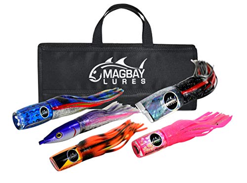 Tournament Huge Marlin Lure 5 Pack Fully Rigged + Bag - Marlin Trolling