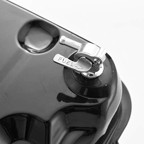 Metal Fuel Gas Tank (6L) with Cap for Go Kart 125-250CC, Fits Taotao Go Kart and 4 Wheel