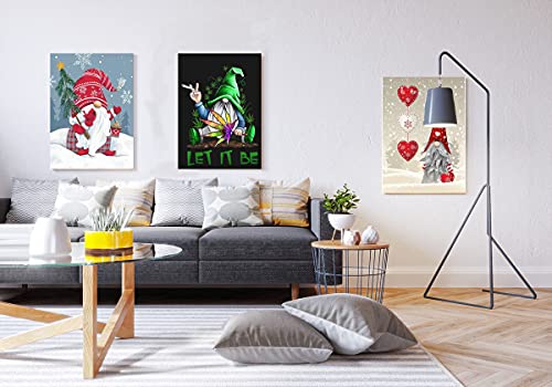 LVIITIS Diamond Painting Gnome Kits for Adults - 6 Pack 5D Diamond Art Kits for Adults Kids Beginner Full Drill, Paintings with Diamonds Gem Art and Crafts for Home Wall Decor - Thumbnail 4