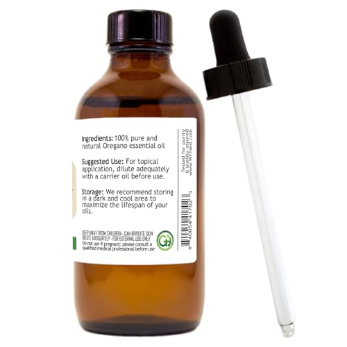 Aceite Esencial de Orégano 118 ml botella ámbar miniatura 3