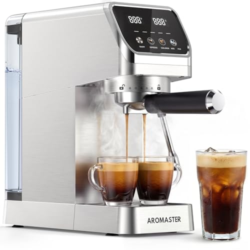 Aromaster Espresso Machine with Touchscreen, Fast Heat 1400W