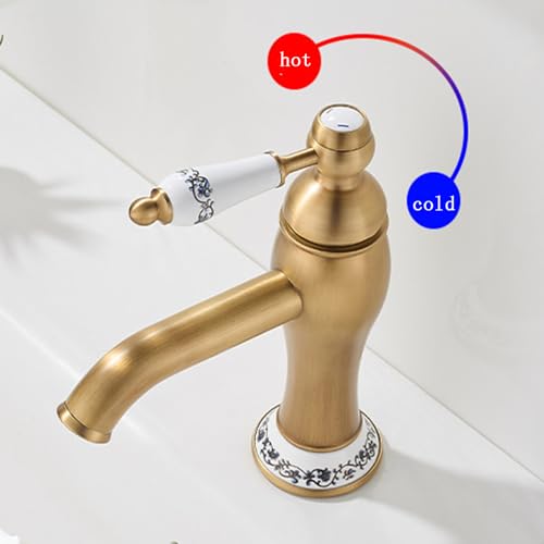Mitigeur de lavabo à levier en céramique pour un réglage d'eau fluide et précis - 6