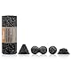 Majesatic Sport Tenso Oculto, Faszienrollen 5-teilig Set für die Selbstmassage, Faszienrolle 35 x 15 cm, Duoball, Lacrosse, Triggerpunkt-Massagegerät, Triggerpunkt Drücker, Faszien-Tools.