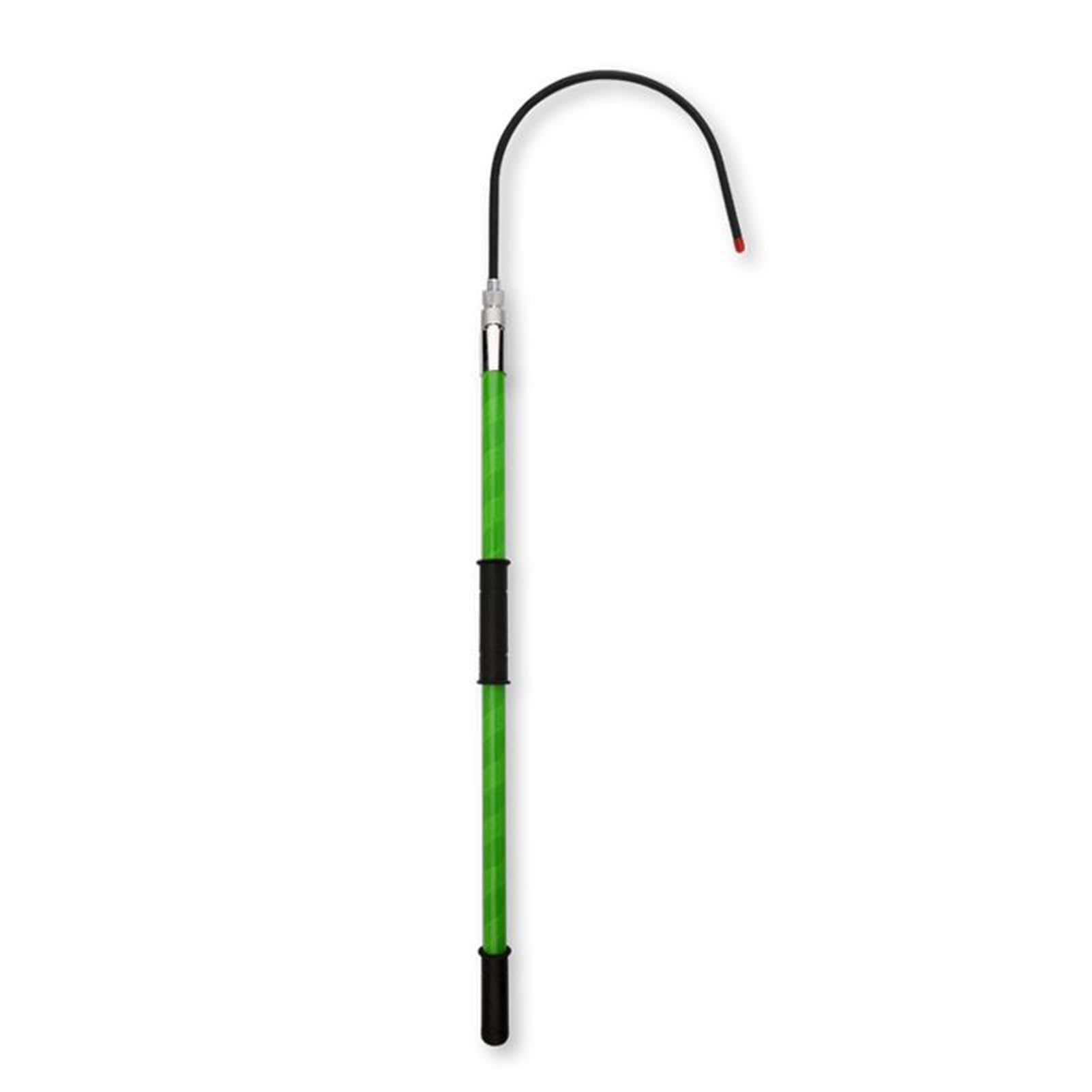 GTHTUHFD High-Voltage Insulated Rescue Hook For Commercial Use, Portable Hot Stick Rescue Hook, Lightweight Portable Electrical Safety Tool For Power Plant And Factory Maintenance,Green-1.5m/4.9ft