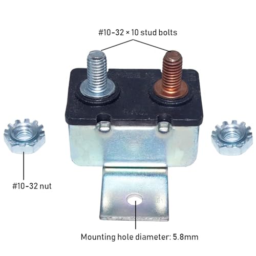Disyuntor de automóvil para proteger la electrónica de caravanas y barcos en ruta de 12V 5