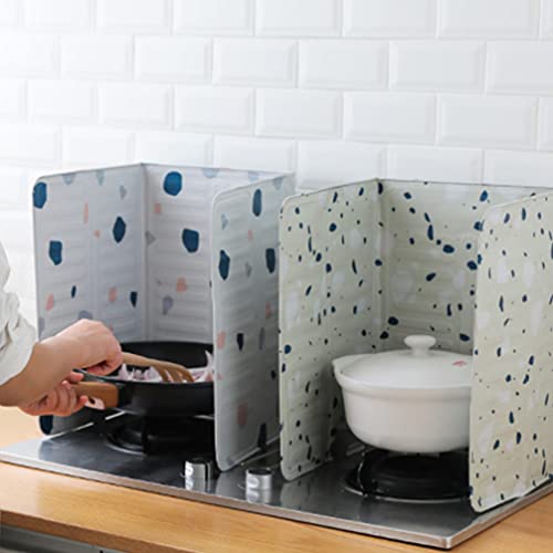 Doitool Grease Splatter Screen 3- Slides Oil Splatter Guards For Frying And Grease Splatter Guard Aluminum Splatter Shield Kitchen Gadgets Oil Guard For Kitchen Cooking Grease Screen #TOP7