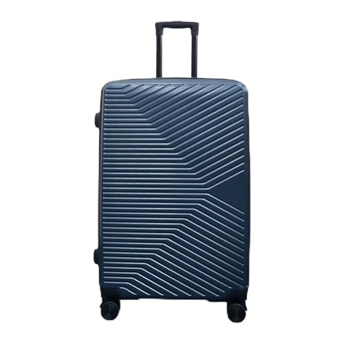 Infinity Large Suitcase 28" Lightweight Hard Shell Luggage 4 Wheel Spinner Hard Shell Check in Luggage for 23kg Petrol Blue