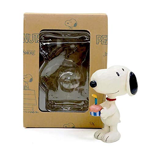 Enesco Peanuts By Jim Shore Snoopy Birthday Mini Figurine, 3 Inches, Multicolor #TOP5