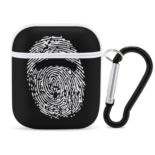Parachute It's in My DNA Hard Case Protective Cover Print Case Compatible with AirPods 2 1 Generation with Keychain