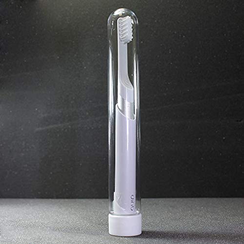 Quip Metal Electric Toothbrush - Electric Brush and Travel Cover Mount (Silver Metal) (bulk packaging)