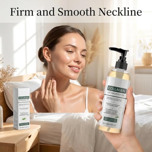 CEMENRETE Divinvera Collagen Body Oil – Hydrating After Shower Moisturizing Oil for Women & Men, Lightweight Nourishing Body Oil for Smooth, Soft-Looking Skin, Suitable for All Skin Types (2 Pack)