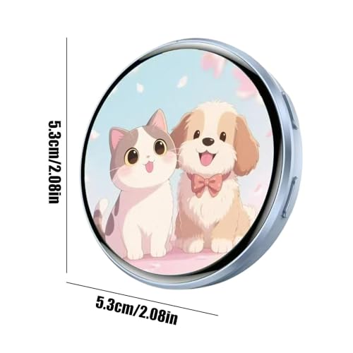 Pin electrónico de 4,3 cm e insignia dinámica recargable para ropa y accesorios de anime 5