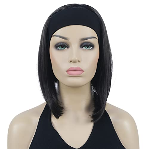 Lydell Short Straight Bob Headband Wig