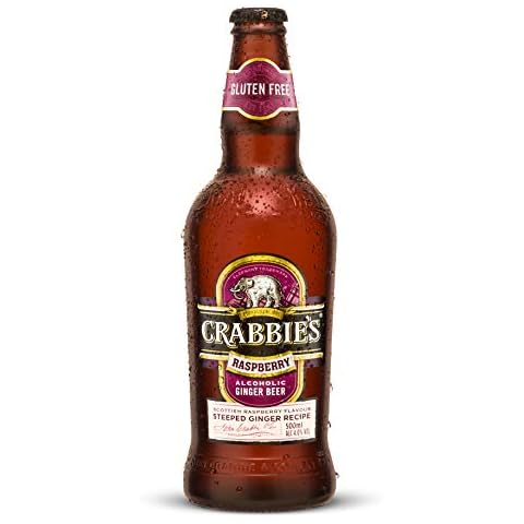 Crabbie's Scottish Raspberry Alcoholic Ginger Beer, 12 x 500ml Cover