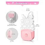 L LOHAS LED Kids Night Light, 8 RGB Color Changing Butterfly Night Lights with Dusk to Dawn Sensor, Acrylic Nursery Nightlight for Baby Room, Toddler Bedroom Decor & Gifts - Image 4