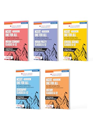 Oswaal NCERT One for All Book For UPSC and State PSCs History, Ge...