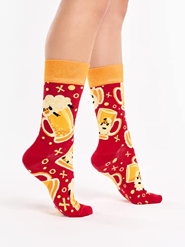 Dedoles Calzini Unisex Donna Uomo & Bambini Calze Cotone con tanti Design divertenti Calcio Bicicletta Piante Cavalli Regalo sinistra destra diversi