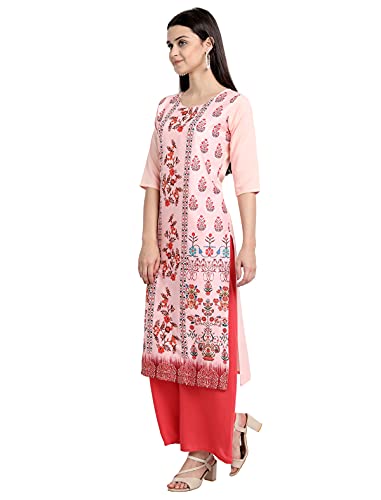 Image of Women's Crepe Regular Kurta