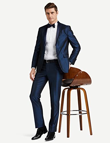 Image of Van Heusen Men's Shawl Collar Slim Fit Suit