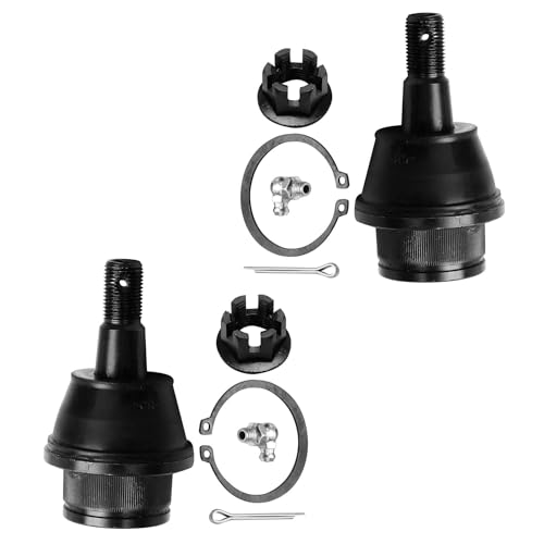 Image of Detroit Axle - 6pc Front End Kit for 2007-2013 Chevy Silverado 1500 GMC Sierra 1500, 2007-2014 Suburban 1500 Tahoe Yukon Escalade ESV Upper Control Arms w /Ball Joint Outer Tie Rods Lower Ball Joints