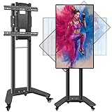 【Adecuado para muchas ocasiones】: Nuestro soporte de TV universal es ideal para cualquier ubicación en oficinas, hogares, escuelas, salas de juntas, hoteles, aeropuertos, vestíbulos, hospitales, laboratorios, iglesias, centros comerciales y más. También es una excelente opción para videoconferencias o presentaciones en ferias comerciales, negocios, juegos de PC, centros de entretenimiento, etc.