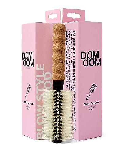 Nylon Boar Bristle Hair Brush, Round Brush for Blow Drying, Small 2