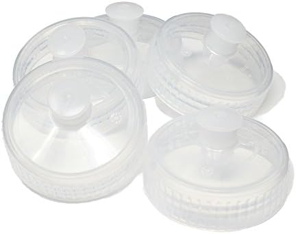 Lids for Rolling Sands Brand 20oz and 24oz Bottles Only. These Replacement Lids Will Not Fit any Other Bottle Brand. Lid Threads are Engineered for Rolling Sands Brand Bottles Only. Other Bottle Lids May Look Similar but These Lids Will Not Fit Correctly and Will Leak. (Set of 5), Clear