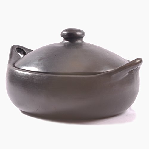 Ancient Cookware, Chamba Flat Clay Casserole, Large, 5 Quarts #TOP2