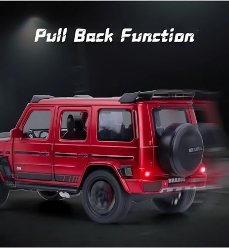 Image of G Wagon 1:32 Scale Toy Car | Exclusive Alloy Metal Pull Back Die cast Car Toy | Openable Doors Light & Sound Car for Kids | Best Birthday Gift, Collectors for Boys & Girls