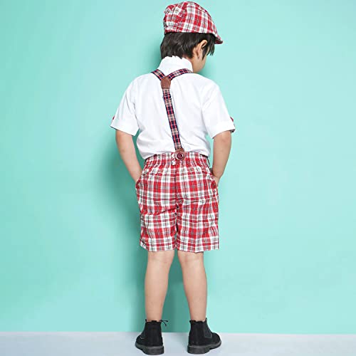 Image of AJ DEZINES Kids Clothing Shirt Short Set For Boys