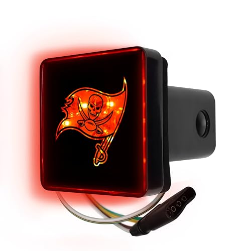 FANMATS NFL Tampa Bay Buccaneers Lighted Hitch Cover