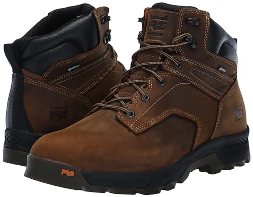 Timberland PRO Timberland PRO Men's TiTAN EV 6 Inch Soft Toe Waterproof Industrial Work Boot, Earth Bandit Brown-2024 NEW, 11 M US