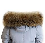 Lieferumfang: 1 x Kunstpelzkragen verschiedene Schallänge zur Wahl + Knöpfen