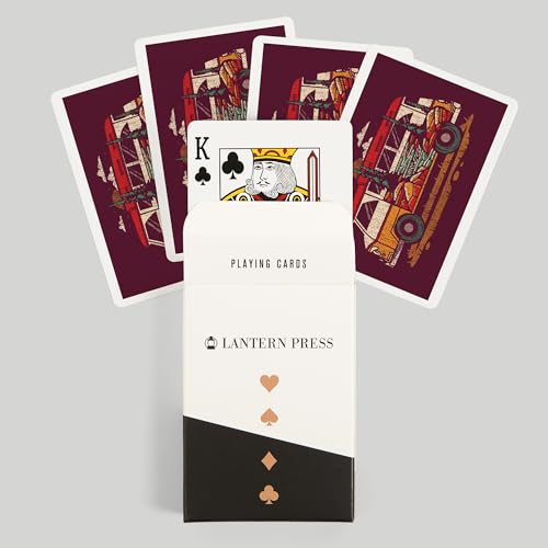Baraja de poker Lantern Press LP Camper Van 52 cartas miniatura 6
