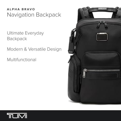 Image of TUMI - Alpha Bravo Navigation Backpack - Everyday Travel Backpack - Fits Up to 15 inch Laptop - 16.0 inch X 14.0 inch X 7.3 inch
