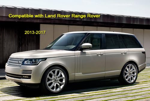 Image of Mud Flaps Compatible with Land Rover Range Rover 2013-2017 | No SVR Models, Front Rear Splash Guards Mud Guards Set of 4, Black