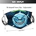 LALLRI Atrocious Shark Graphic Face Masks, Unisex Breathable Reusable Anti-Dust Wind Sun-Proof Fashion Mouth Cover
