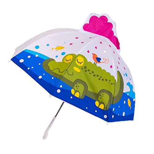 Yajiun - Ombrello per bambini e bambine, motivo animale cartoni animati, 70 x 60 cm Multicolore No.13 M