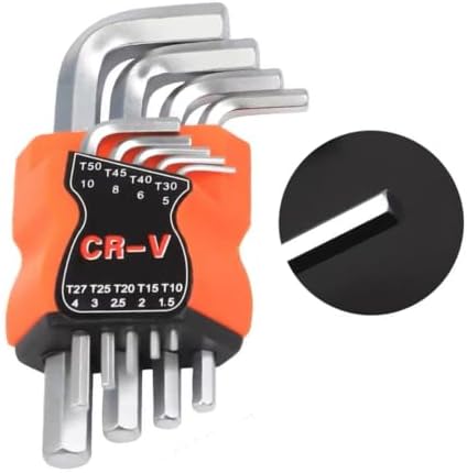 9 Pieces Hardened Short Hex Allen L-Key Wrench Set Metric Sizes 1.5mm–10mm — 사진 4