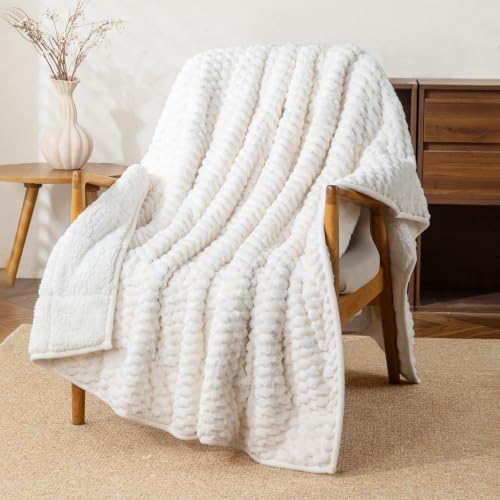 Image of Alomidds Fleece Weighted Blanket for Adults 15Lbs, 60 inchx 80 inch