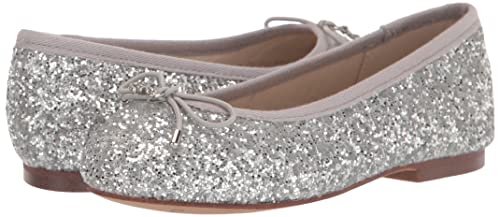 Sam Edelman Girls Felicia Kids Ballet Flat, Soft Silver, 4 Big #TOP6