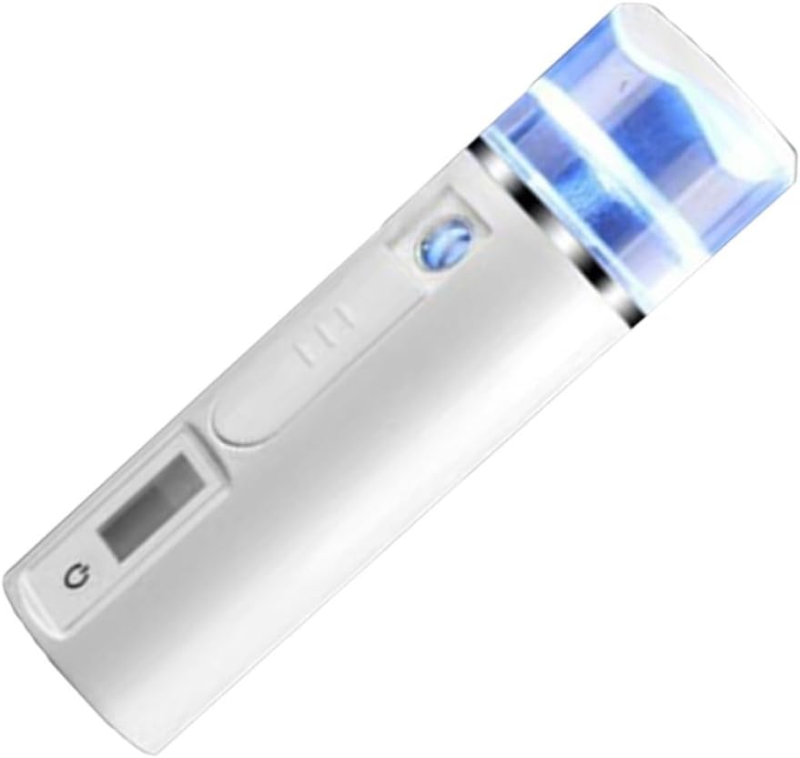 Portable Facial Steamer Skin Care Nano Mist ABS White 30ml