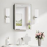 TokeShimi 16×24 Brushed Nickel Cabinet
