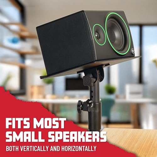 image for Gator Frameworks Desktop Clamp-On Studio Monitor and Speaker Stand wit