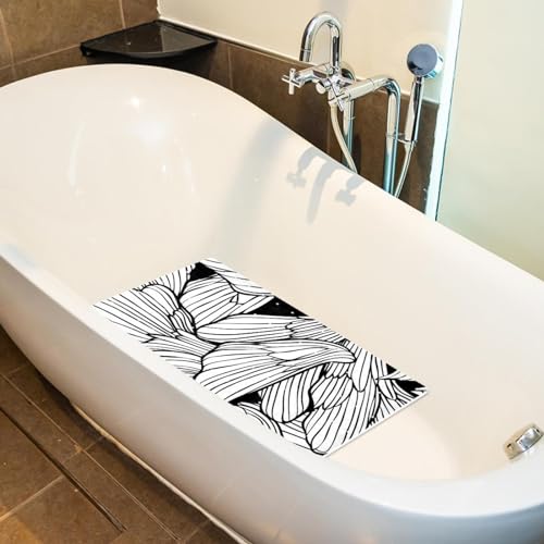 Tapis de bain antidérapant extra long en PVC avec ventouses de sécurité - 6
