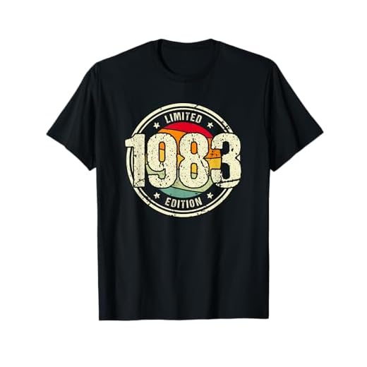 Retro 39 Años Nacido en 1983 Edición Limitada 39 Cumpleaños Camiseta