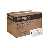 Coastwide Professional 1-Ply Toilet Paper, 1000 Sheets/Roll...