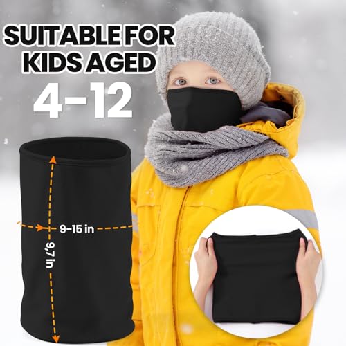 Kids Balaclava Ski Mask&Neck Gaiter Winter for Boys&Girls,Fleece Windproof Neck Warmer for Skiing Cycling Hiking3