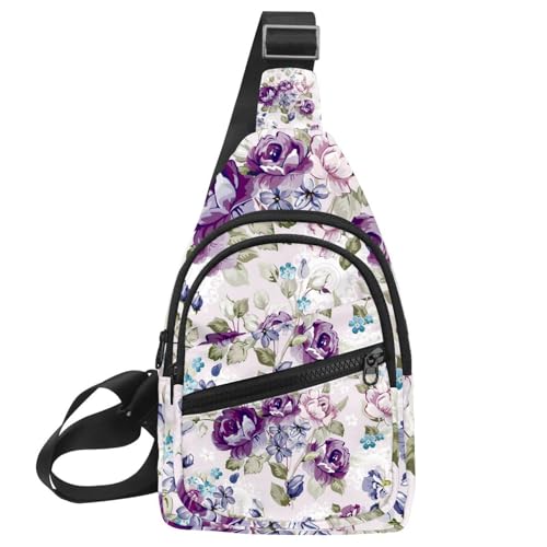 Bolso de hombro colorido abstracto para mujer y hombre, mochila impermeable al hombro, bolsa de pecho para hombre, Multicolor 2, 11.8x7x1.5in/30x18x4cm